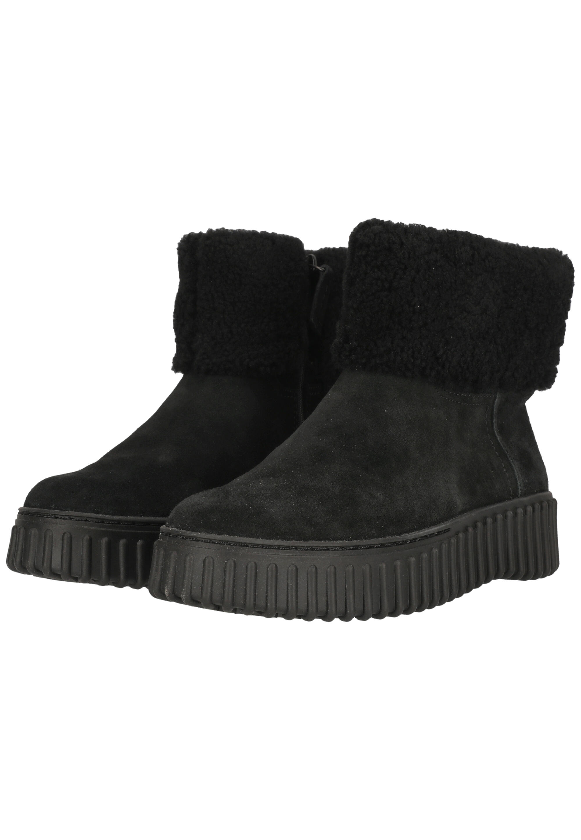 Boots Torhill Turn Black WLined Sde 4/5