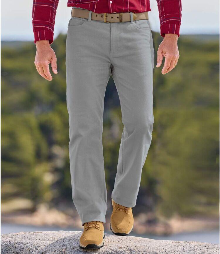 Lot de 2 Pantalons en Twill Stretch 3/3