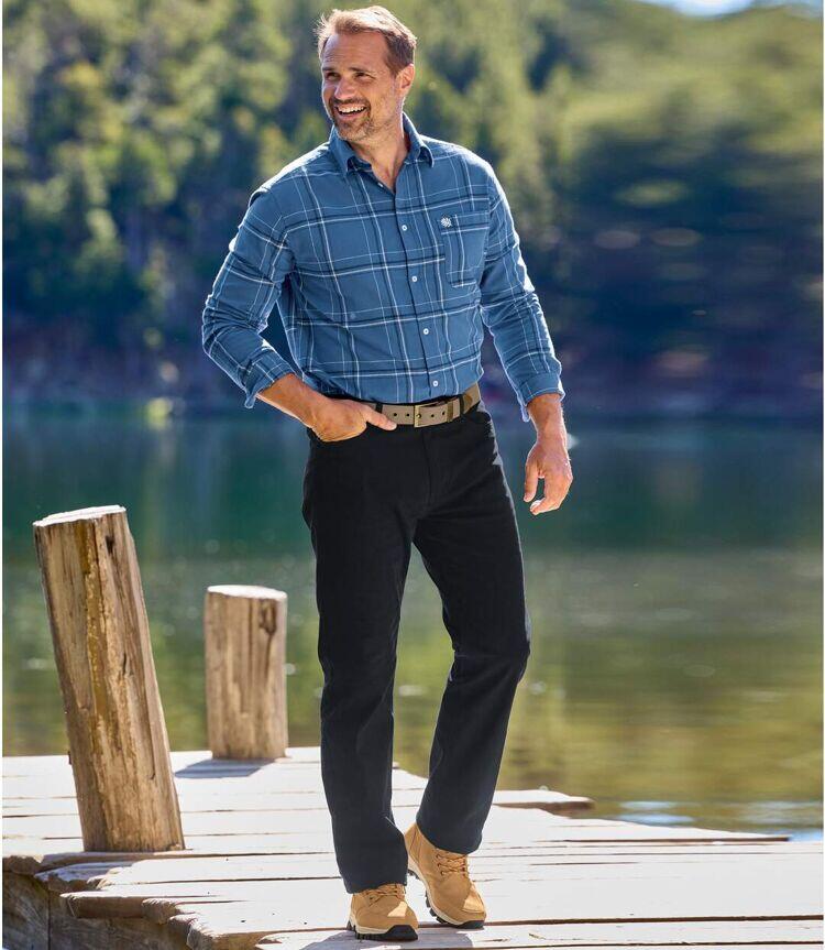 Lot de 2 Pantalons en Twill Stretch 2/3