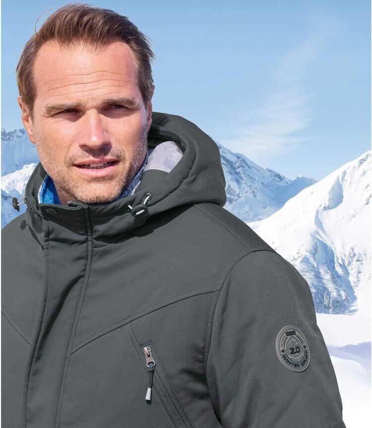Parka Softshell Matelassée à Capuche 3/7