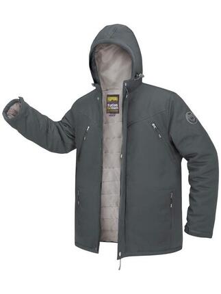 Parka Softshell Matelassée à Capuche