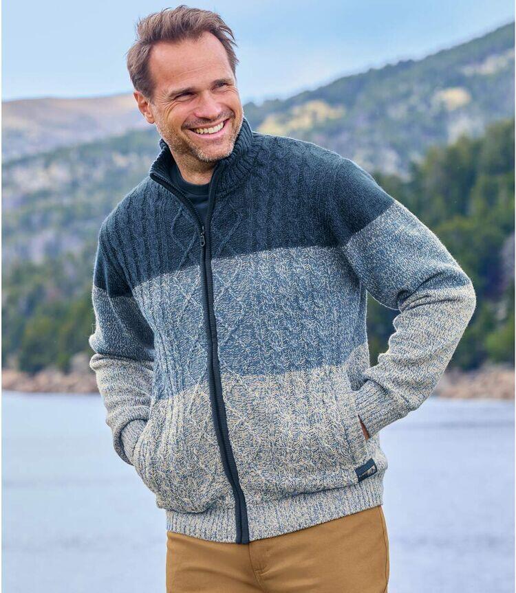 Blouson Tricot Doublé Sherpa Mountain  2/4