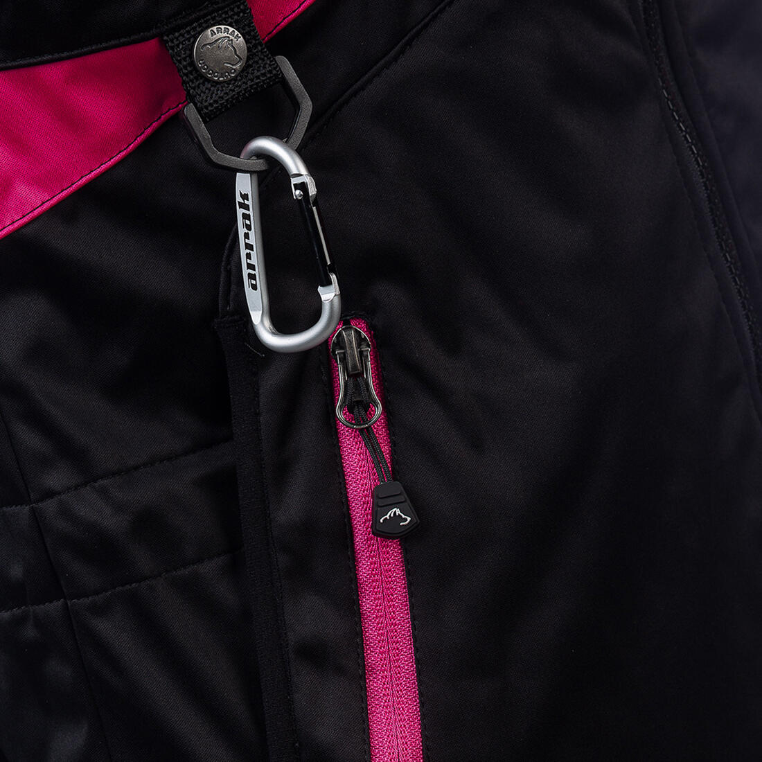 Gilet Acadia pour femme noir/rose 4/7