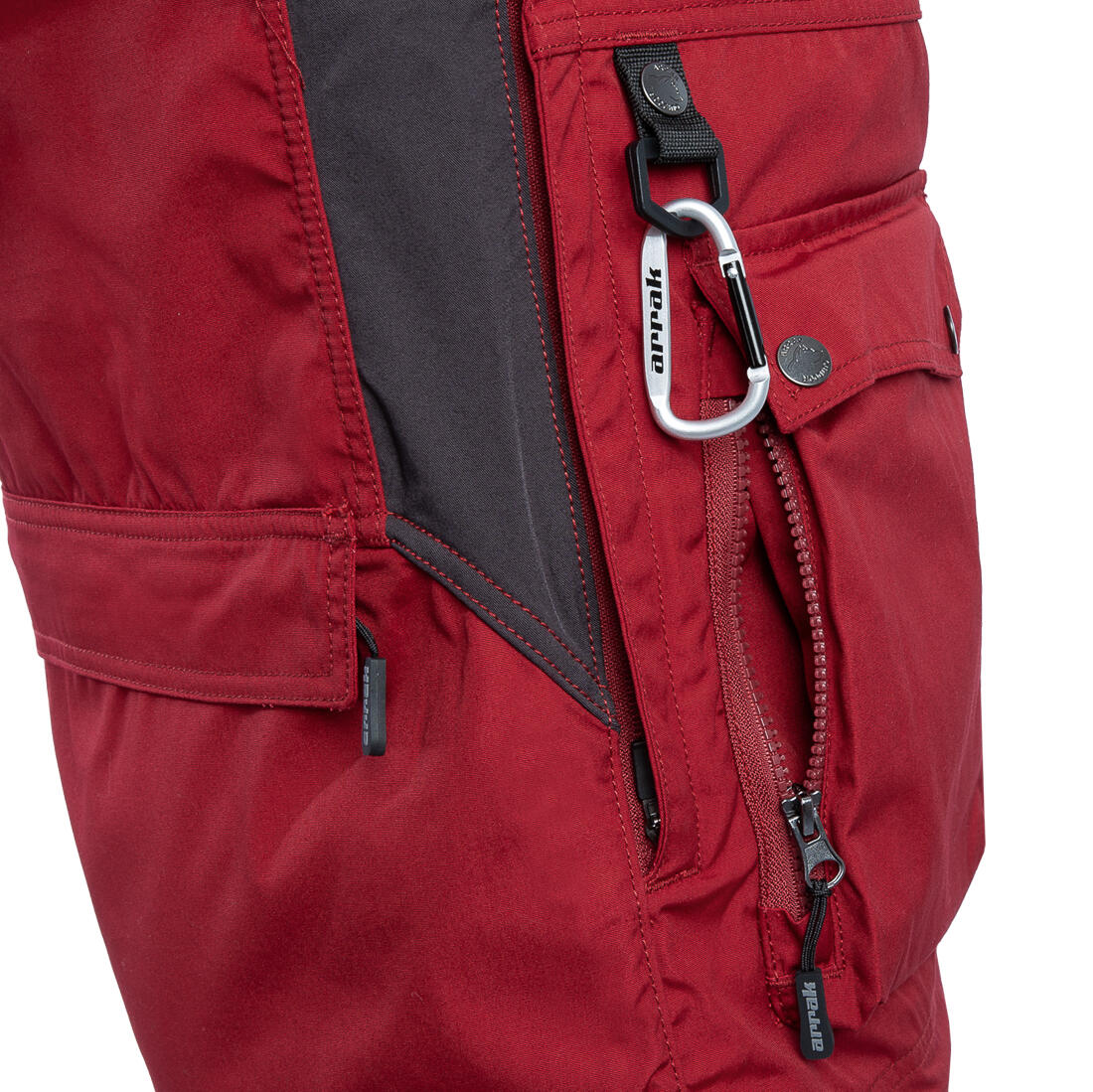 Arrak Hybridjacke Herren Dunkelrot 5/7