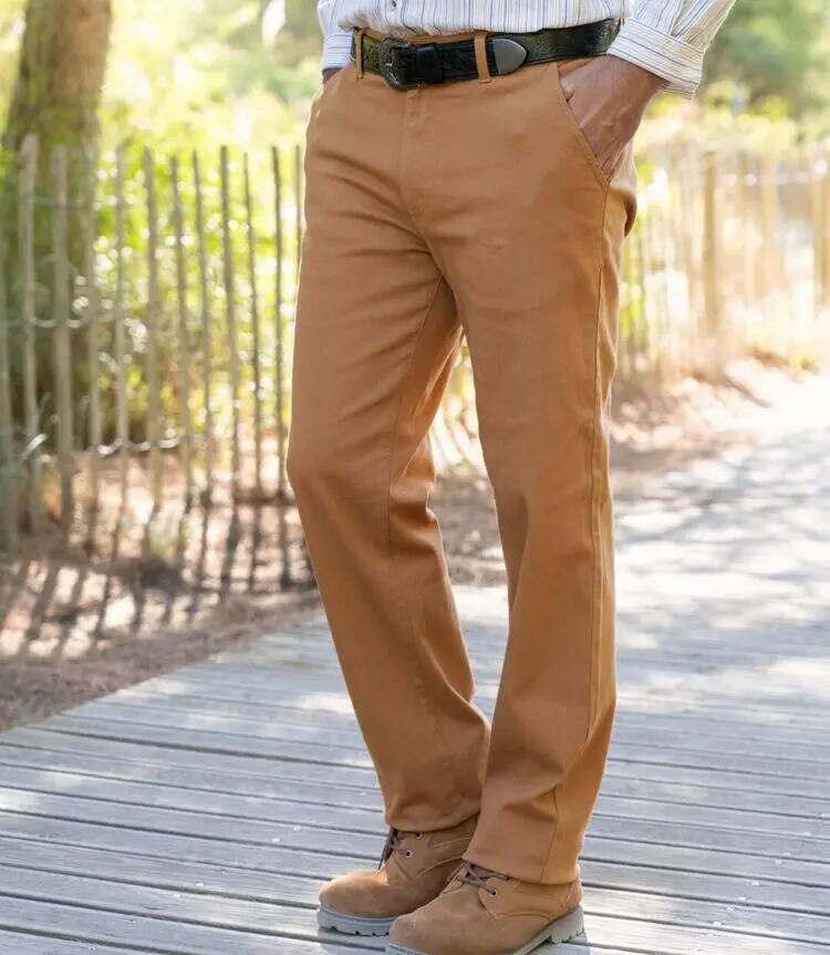 Chino-Hose mit Stretch-Effekt 3/4