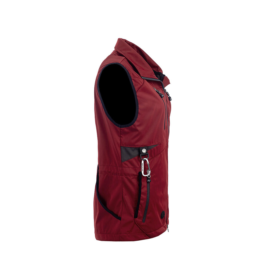 Gilet Acadia pour femme rouge foncé 3/7