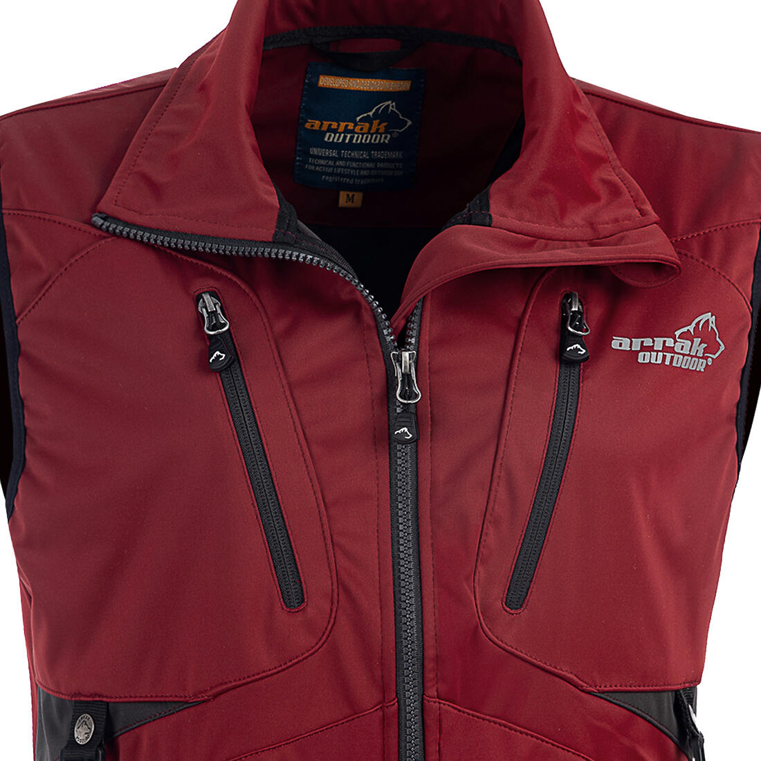 Gilet Acadia pour femme rouge foncé 6/7