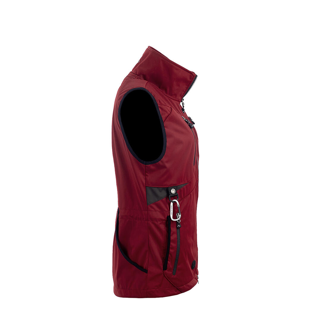 Gilet Acadia pour femme rouge foncé 2/7