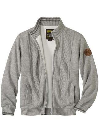 Strickjacke Outdoor mit Teddyfutter