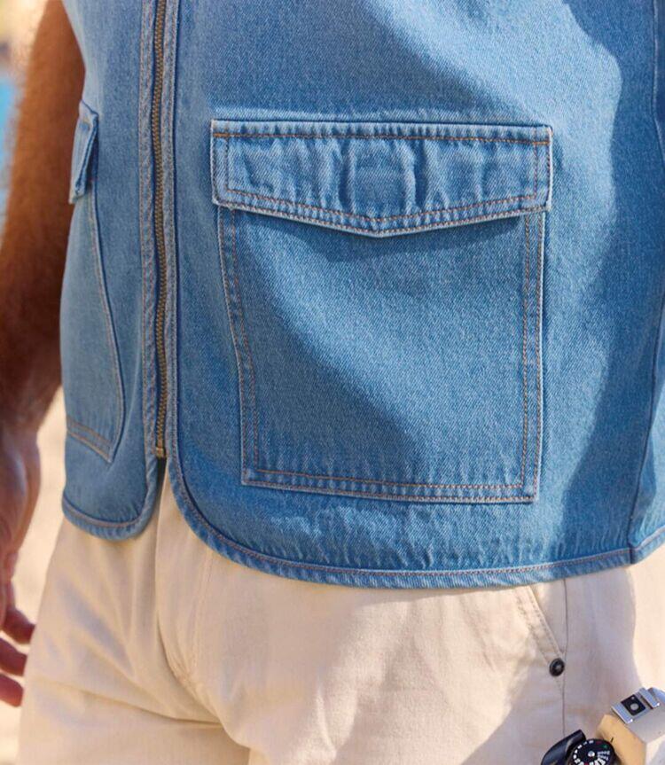 Reporter-Weste im Jeans-Look 4/6