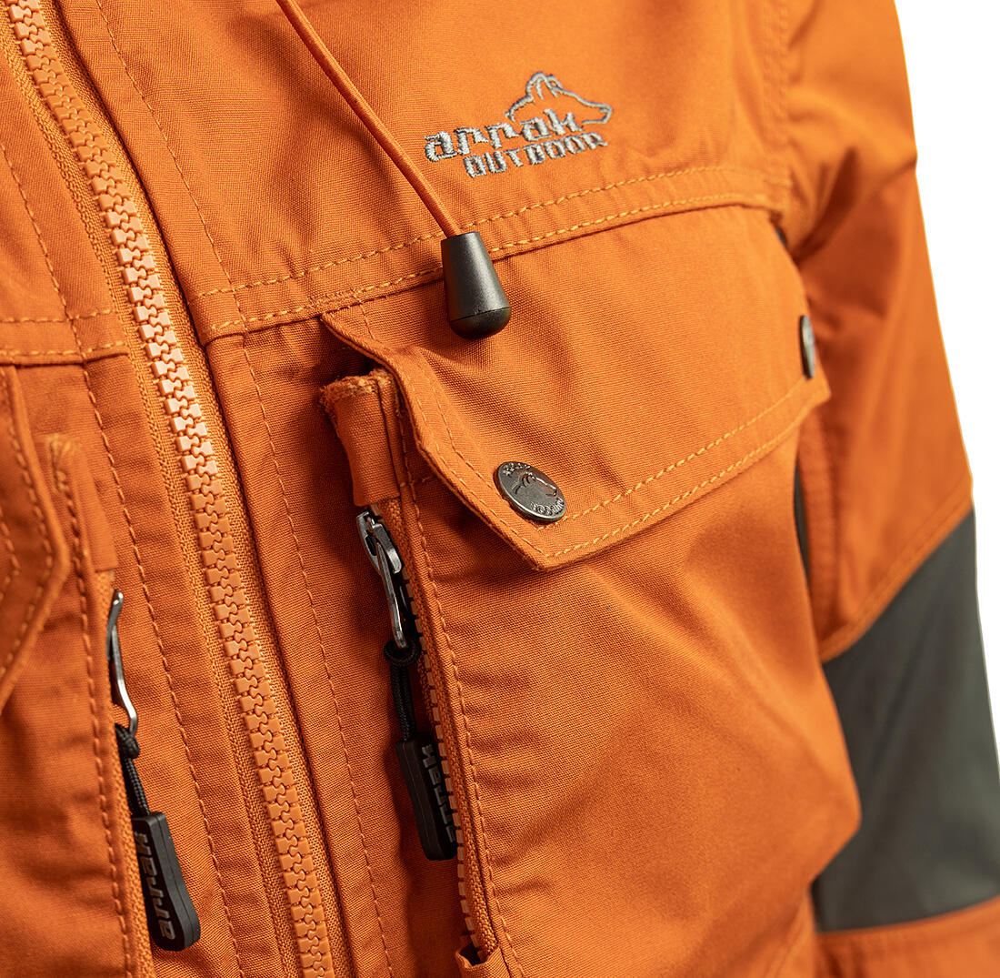 Arrak Hybridjacke Herren Rostorange 6/7