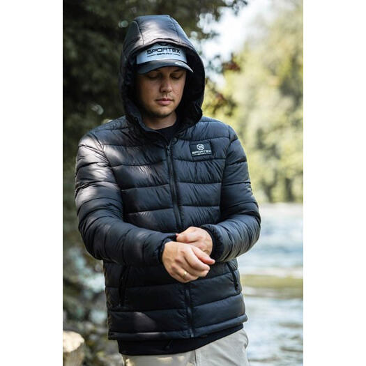 Sportex Hooded Jacket Herren (Black) Größe 2XL 2/2