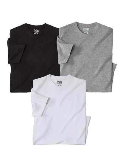 Le Lot de 3 Tee-Shirts Col Rond