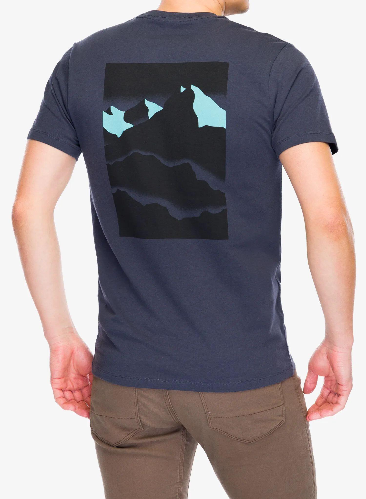 Koszulka bawełniana męska Black Diamond Mountainscape SS Tee 2/6