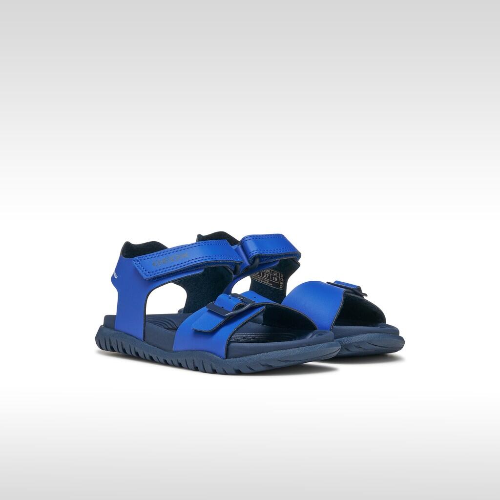 Sandales Garçon J SANDAL FUSBETTO BOY Bleu Roi/Bleu Marine 3/7