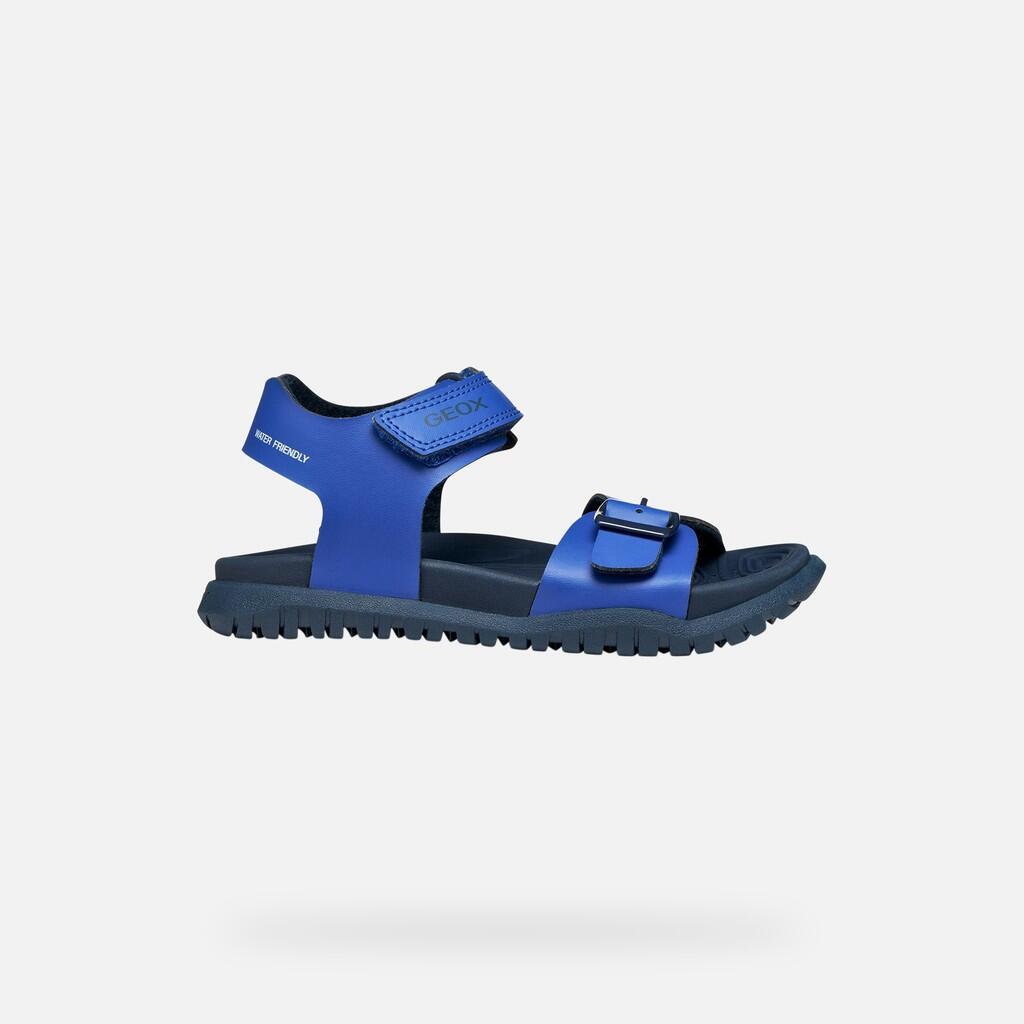 Sandales Garçon J SANDAL FUSBETTO BOY Bleu Roi/Bleu Marine 2/7