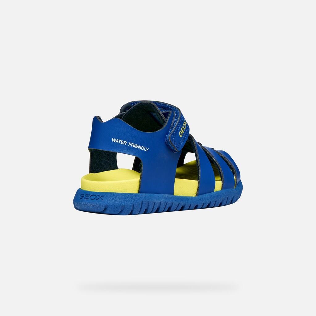 Sandales Bébé Garçon SANDAL FUSBETTO BABY BOY Bleu Roi/Citron Vert 6/7