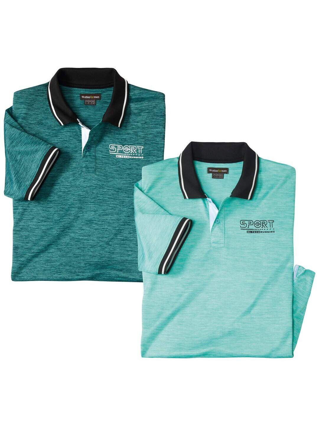 Lot de 2 Polos Effet Flammé 1/7