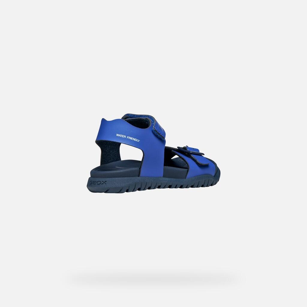 Sandales Garçon J SANDAL FUSBETTO BOY Bleu Roi/Bleu Marine 6/7