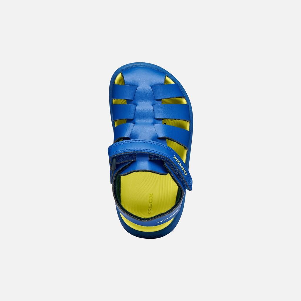 Sandales Bébé Garçon SANDAL FUSBETTO BABY BOY Bleu Roi/Citron Vert 7/7