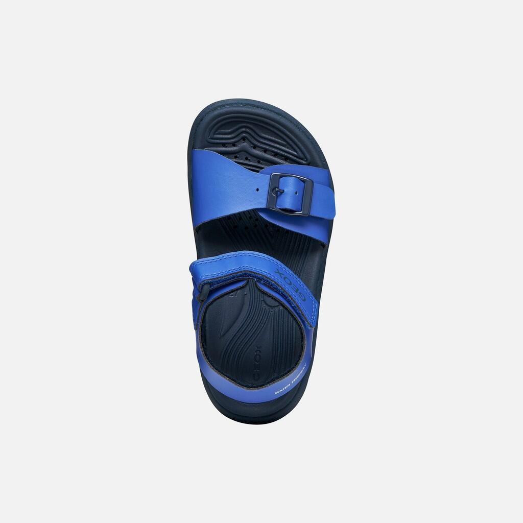 Sandales Garçon J SANDAL FUSBETTO BOY Bleu Roi/Bleu Marine 7/7