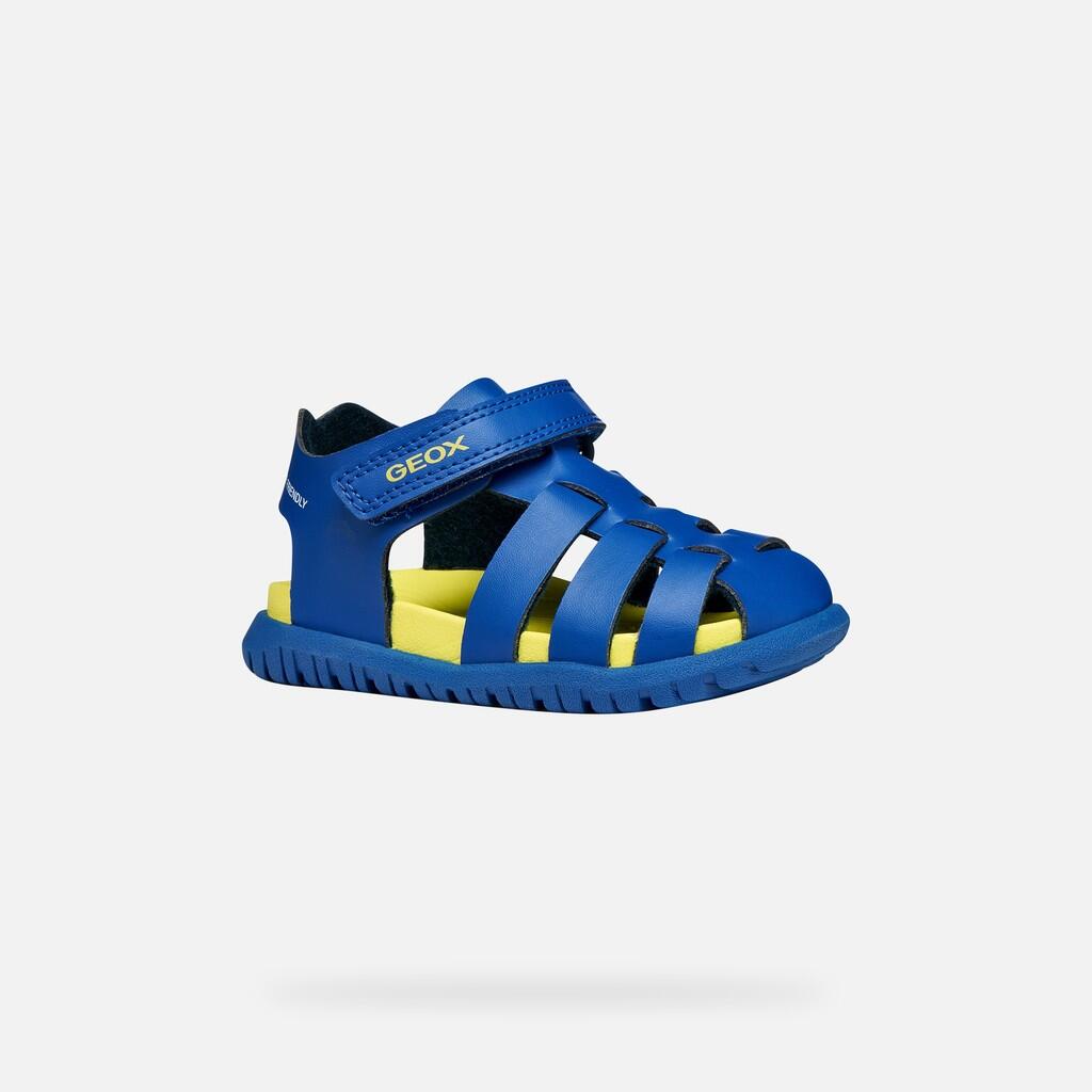 Sandales Bébé Garçon SANDAL FUSBETTO BABY BOY Bleu Roi/Citron Vert 4/7