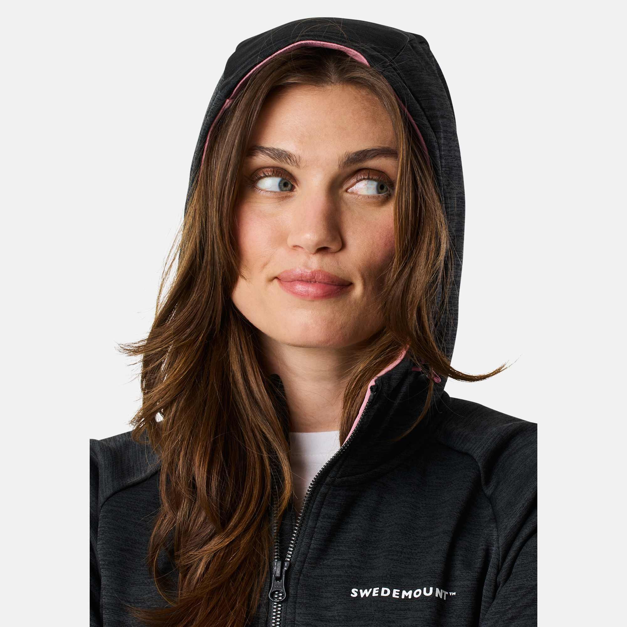 Damen Trainingssweatshirt Quick Dry Training Logo Zip Hood W II 5/7