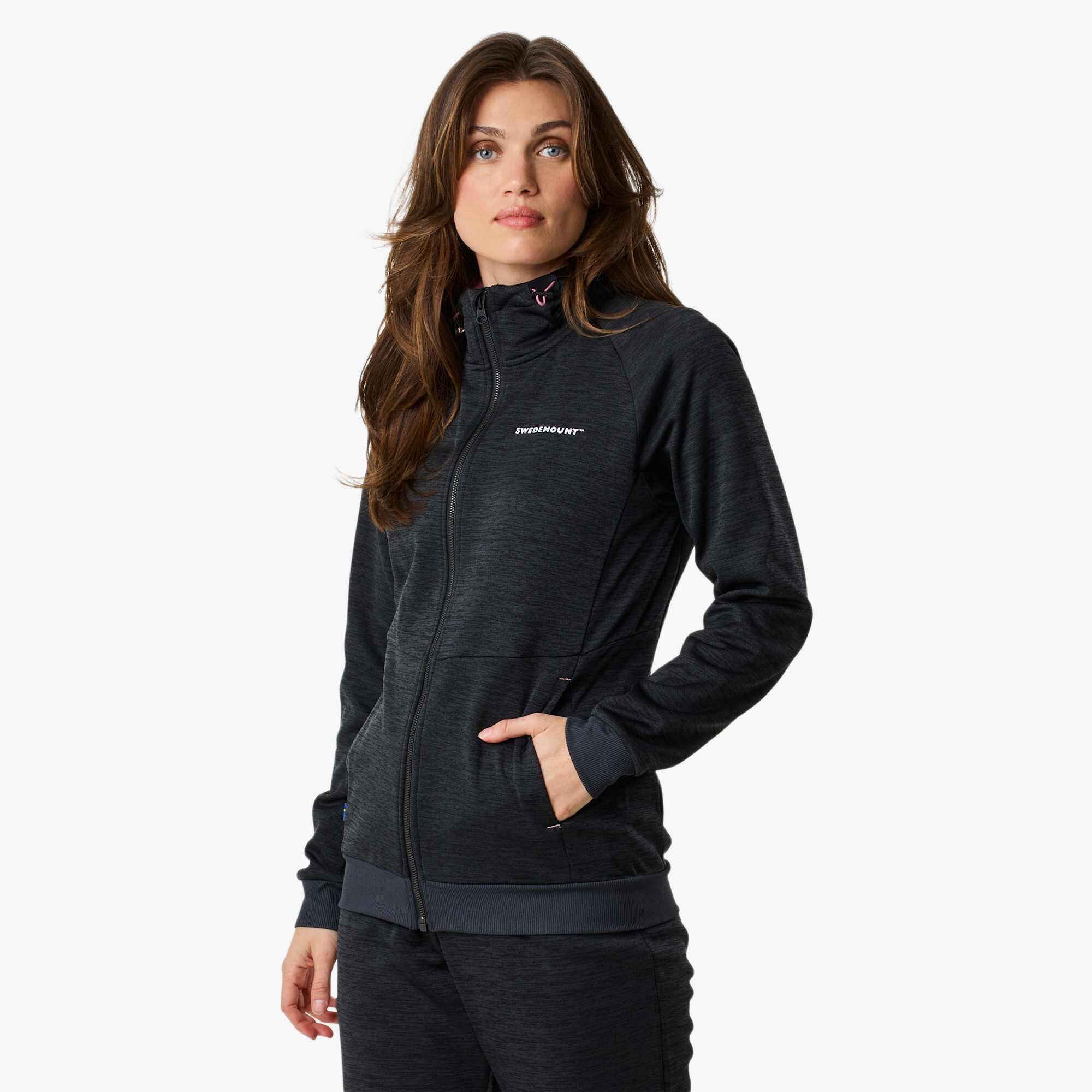 Damen Trainingssweatshirt Quick Dry Training Logo Zip Hood W II 4/7