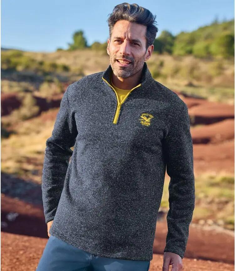 2er-Pack melierte Molton-Sweatshirts 3/6