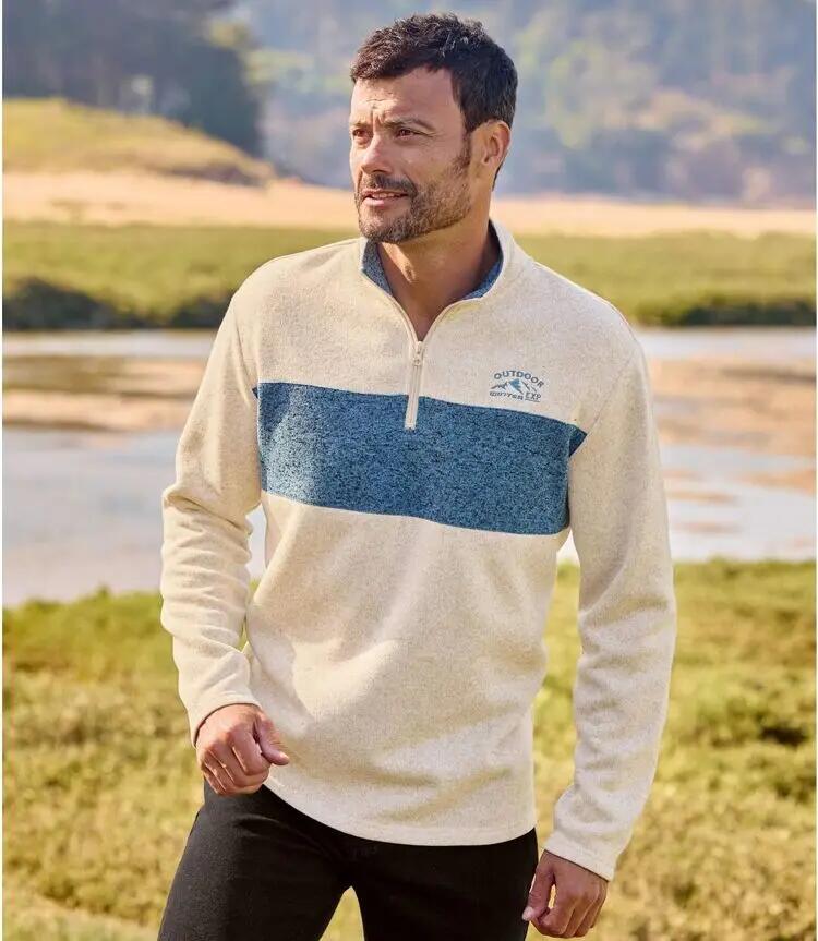 2er-Pack zweifarbige Molton-Sweatshirts Outdoor 2/4
