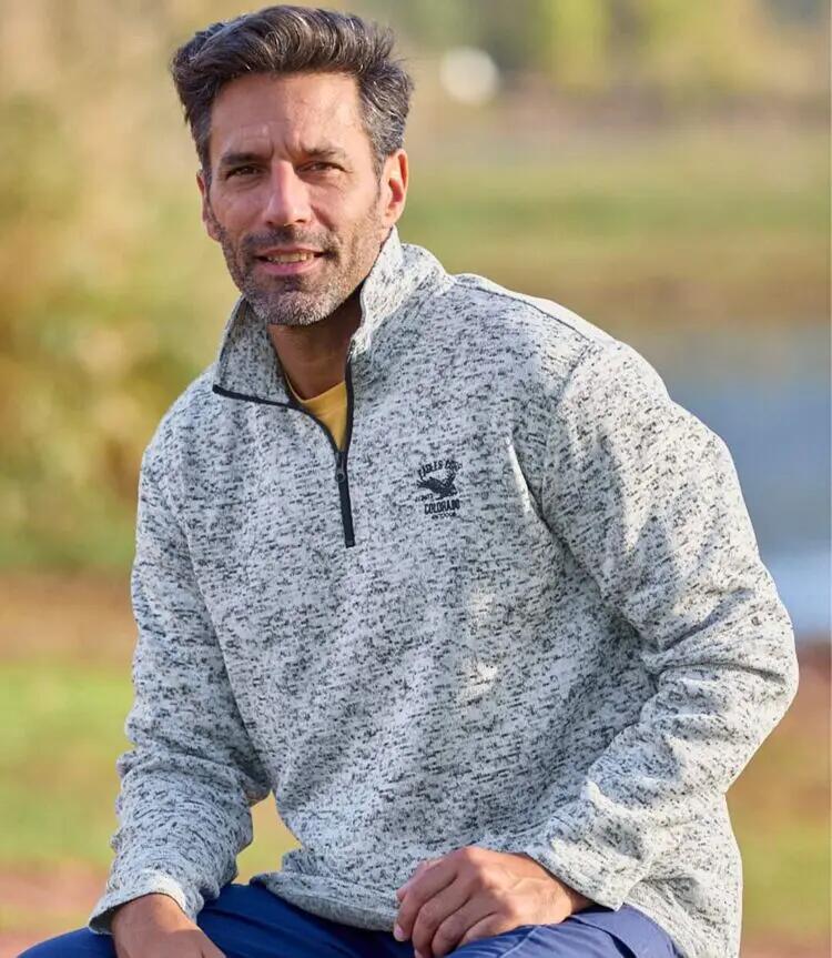 2er-Pack melierte Molton-Sweatshirts 5/6