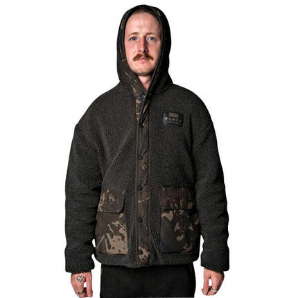 Nash Zero Tolerance Sherpa Fleece Hoody Herren (Braun/Camouflage) Größe 3XL