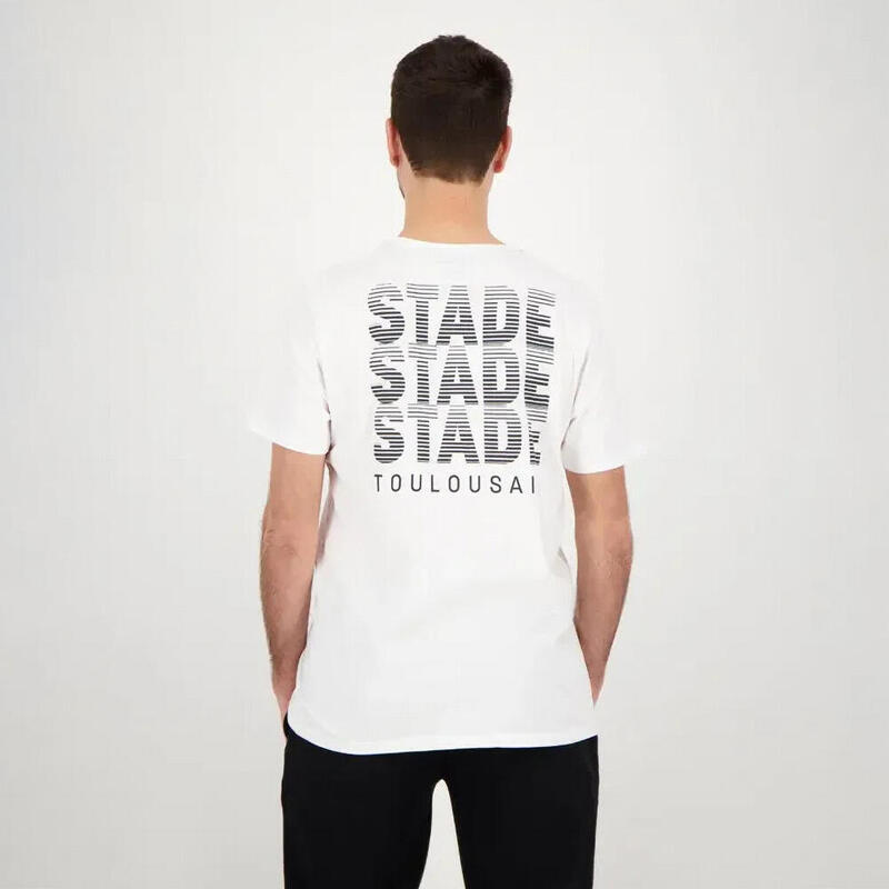Tricou pentru Bărbați Reflect Stade Toulousain Alb