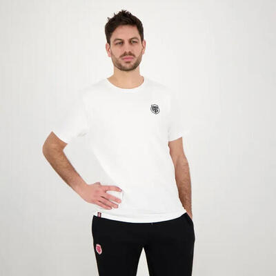 Heren t-shirt reflect stade toulousain wit
