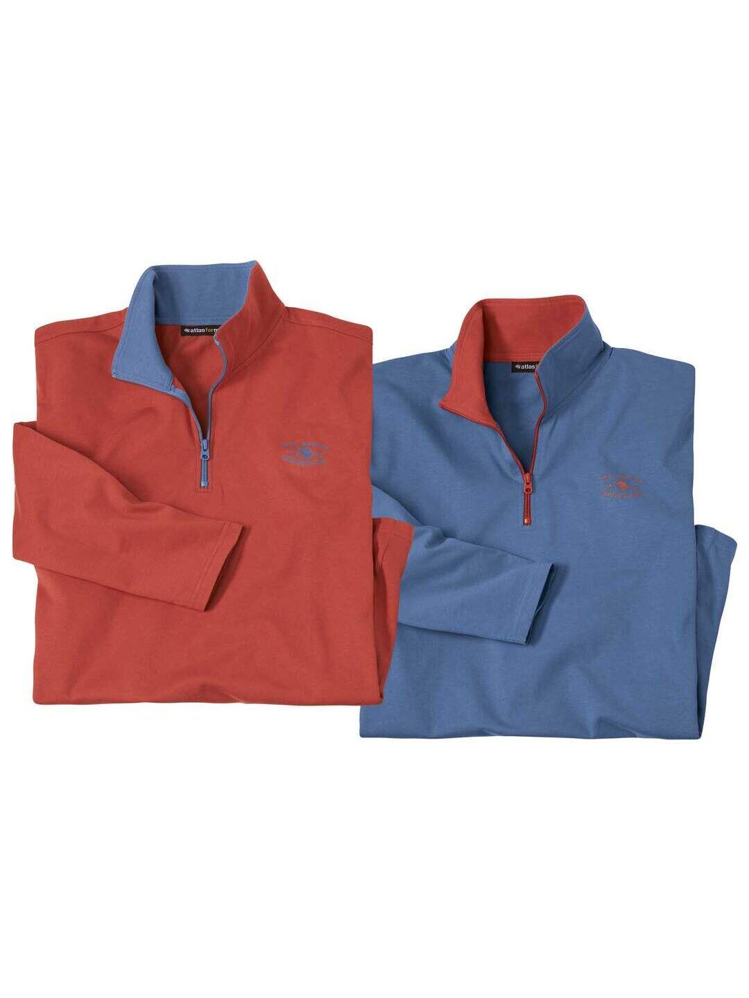 Lot de 2 Sous-Pulls Zippés 1/5