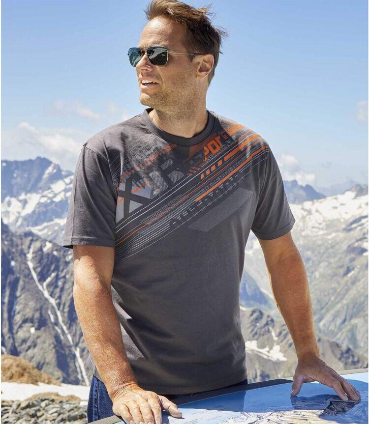 3er-Pack T-Shirts Graphic Sport 6/9