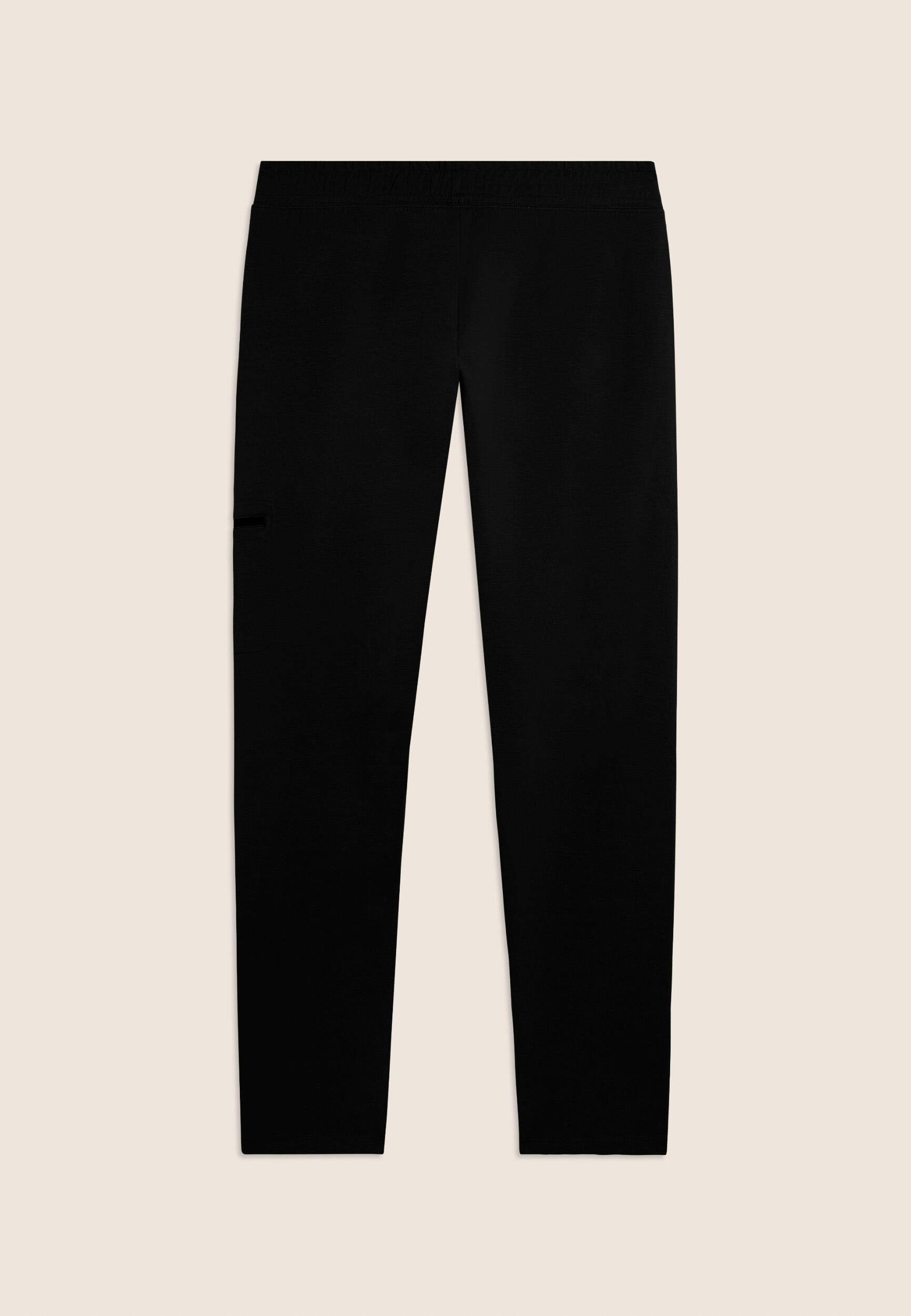 Pantalón deportivo de pernera recta con bolsillo lateral y logotipo 2/3