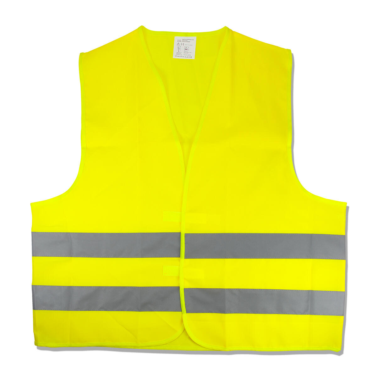 cartrend Warnweste gelb in Zipptasche 4/7