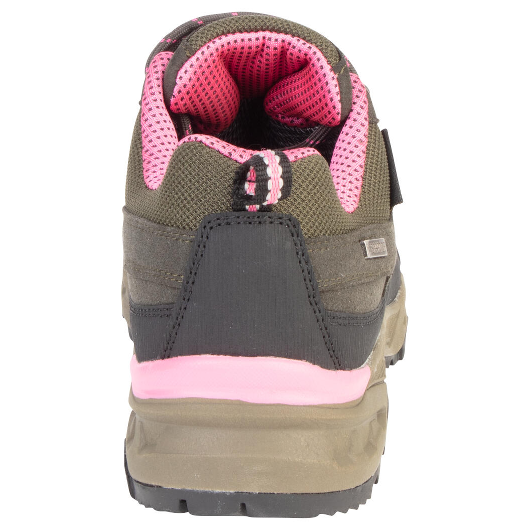 Almwalker Trekkingschuhe Ventura Pro Low Damen (Khaki/Pink) Größe 41 3/5