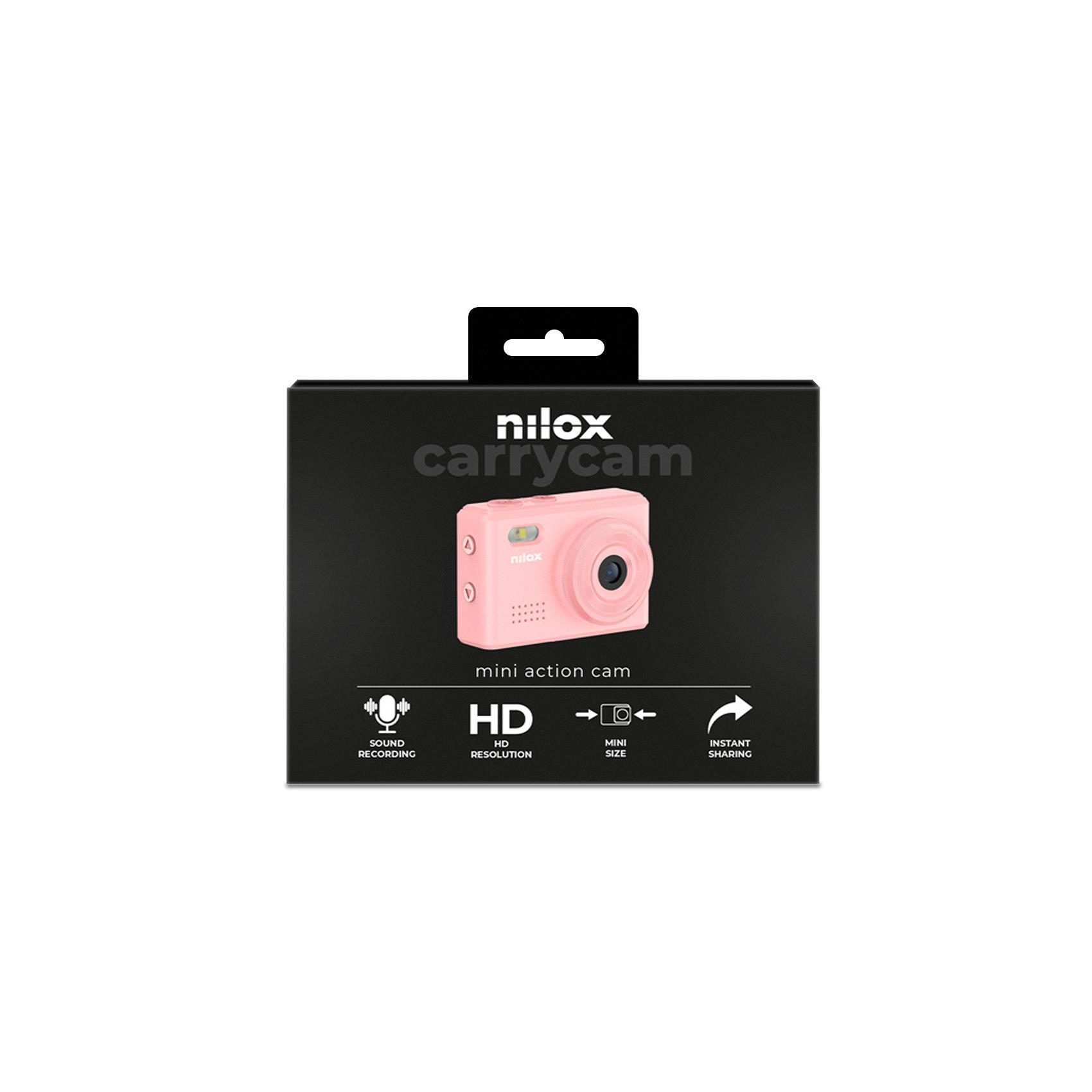 Mini cámara deportiva HD tipo llavero CARRY rosa 7/7