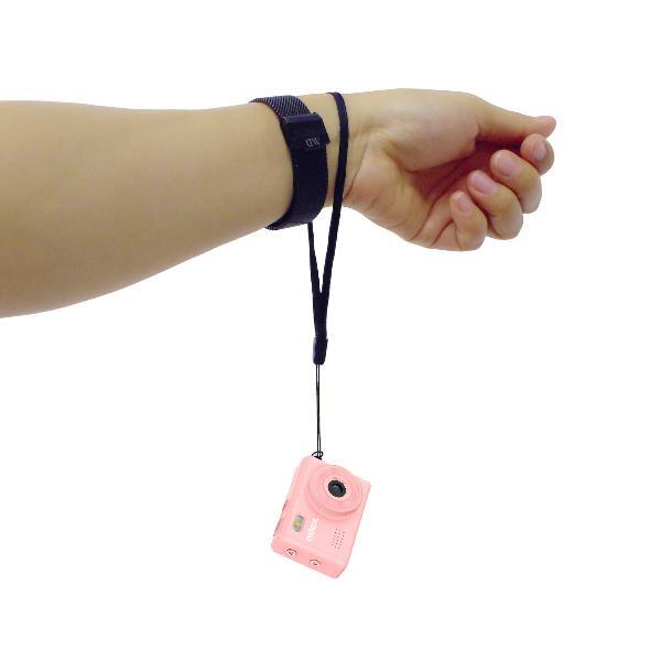 Mini cámara deportiva HD tipo llavero CARRY rosa 4/7