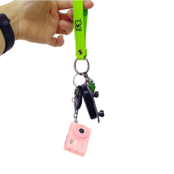 Mini cámara deportiva HD tipo llavero CARRY rosa 6/7