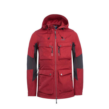 Arrak Hybridjacke Damen Dunkelrot