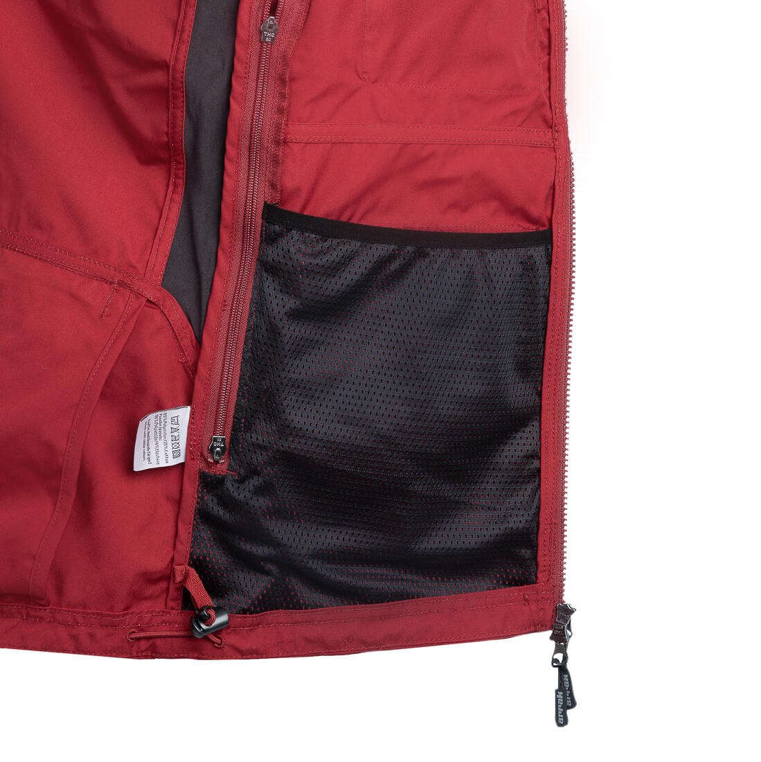 Veste hybride Arrak pour femme rouge foncé 6/7