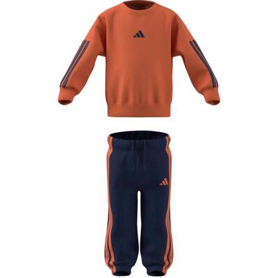 Tuta Adidas Essentials Arancione Blu 2 pezzi