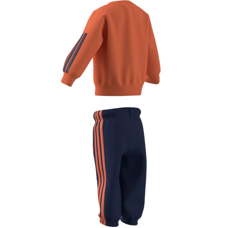 Fato de Treino Adidas Essentials Laranja-Azul 2 peças 2/5