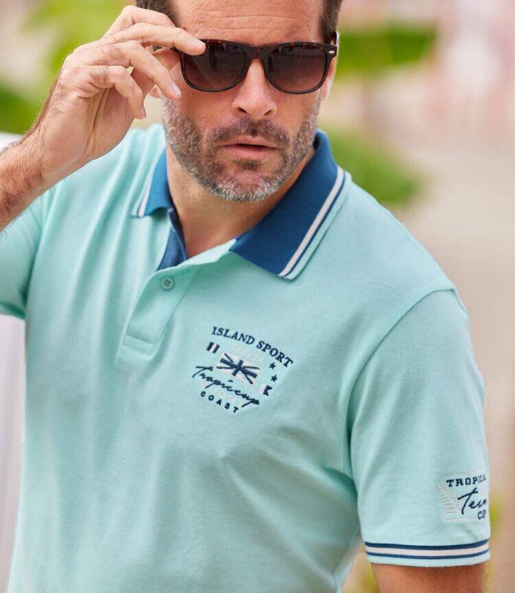 2er-Pack Poloshirts Islands Sailing in Piqué-Quali 4/7