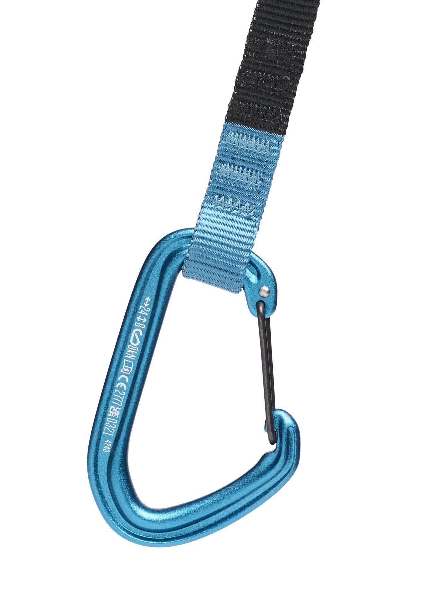 Ekspres wspinaczkowy Black Diamond HotWire Quickdraw 12cm - desert sky 2/2
