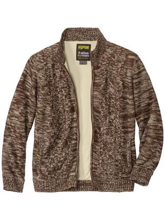 Gilet Tricot Doublé Polaire