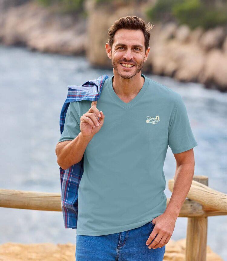 Lot de 3 Tee-Shirts col V Travel 2/7